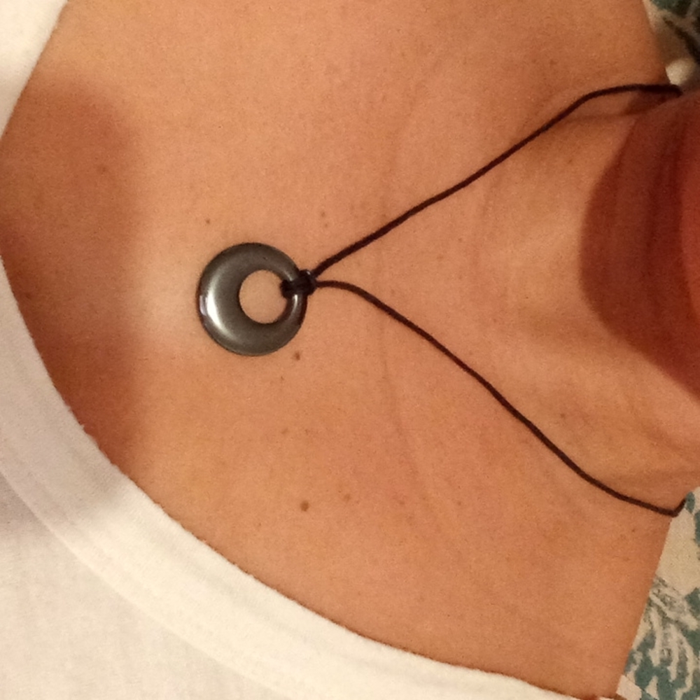 Nice necklace with black onix